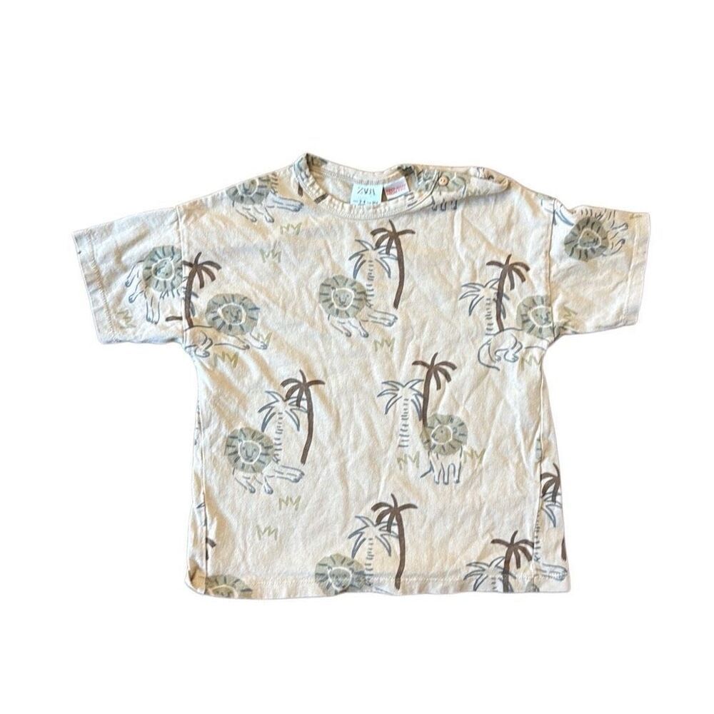 Zara kids 3/4 years lion t shirt